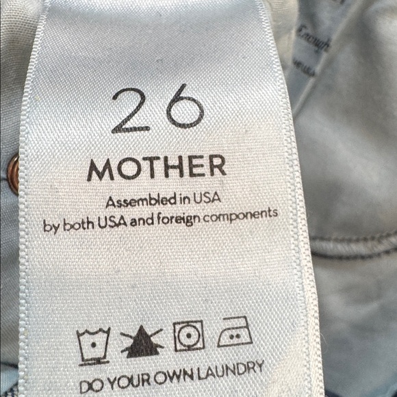 MOTHER Denim The Insider Crop Step Fray- Not Rough Enough Size 26 - Picture 11 of 11